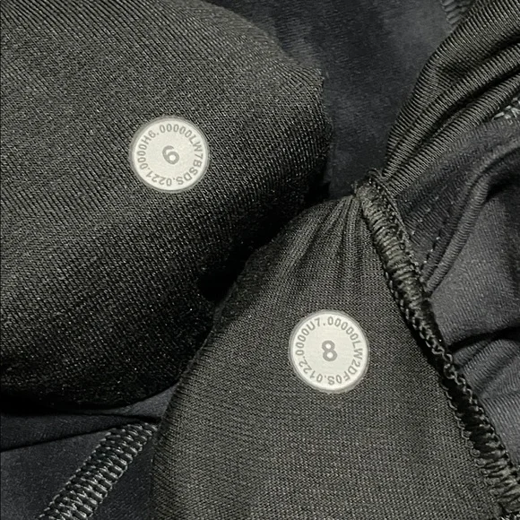 EUC Lululemon Diamond Dye Pitch Grey Graphite Grey Set. Size Top 8/Bottom 6 - Picture 2 of 11